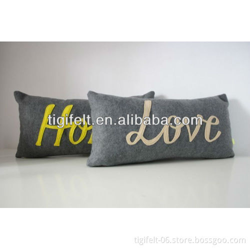 Needle Punched Felt Non Woven Throw Pillow Cushion
